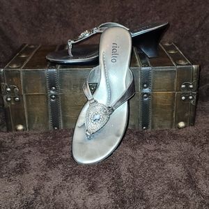Pewter 2.5in Thong Sandal